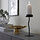 SILVERPÄRON - pillar candle holder, black, 24 cm | IKEA Indonesia - PE934916_S1