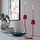 SILVERPÄRON - candlestick/tealight holder, bright red, 29 cm | IKEA Indonesia - PE934923_S1