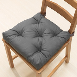 MALINDA - Chair cushion, grey, 40/35x38x7 cm
