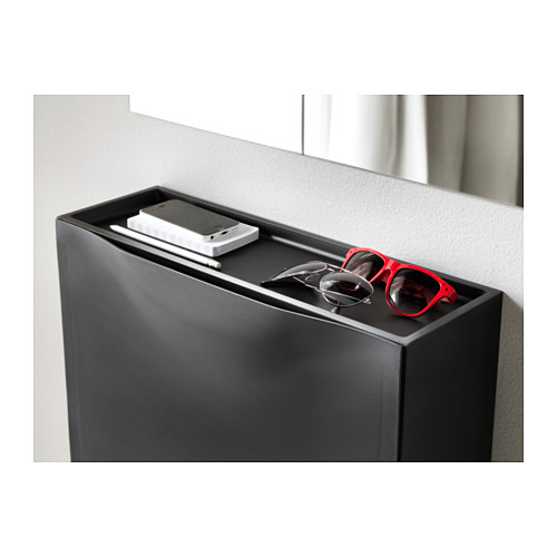 IKEA　TRONES TRONES shoe cabinet/storage, black, 52x18x39 cm | IKEA Indonesia
