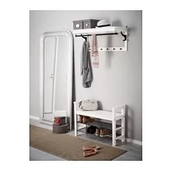 HEMNES - Rak topi, putih, 85 cm