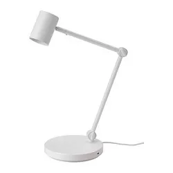 NYMÅNE - Lampu kerja dg charger wireless, putih