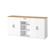 SKRUVBY - Storage combination, white, 190x90 cm