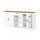SKRUVBY - kombinasi penyimpanan dg pintu kaca, putih, 190x90 cm | IKEA Indonesia - PE934974_S1