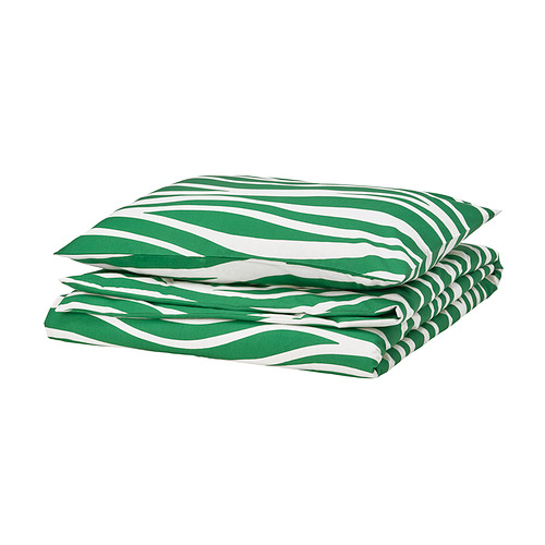 PORTLAKMÅLLA duvet cover and pillowcase