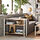 JÄTTESTA - meja samping, putih/bambu warna muda, 95x30 cm | IKEA Indonesia - PE900733_S1