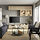 SINDVIK - glass door, white stained oak effect/clear glass, 60x64 cm | IKEA Indonesia - PE819731_S1