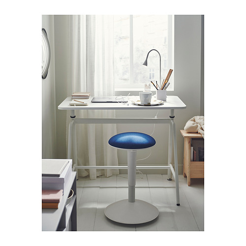 IKEA イケア GLADHÖJDEN スタンディングデスク 100x60 cm GLADHÖJDEN desk sit/stand, white, 100x60 cm | IKEA Indonesia
