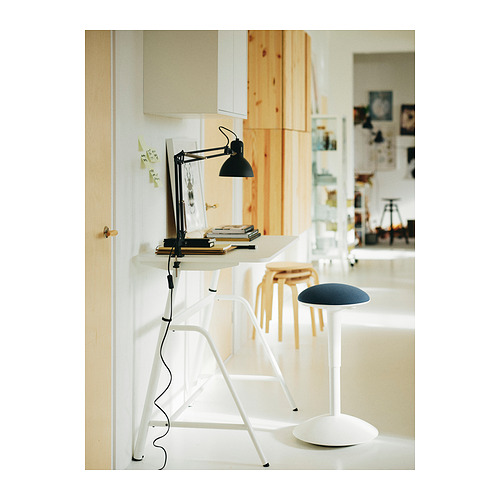 GLADHÖJDEN desk sit/stand, white, 100x60 cm | IKEA Indonesia