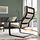 POÄNG - armchair, black-brown/Gunnared beige | IKEA Indonesia - PE900851_S1