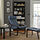 POÄNG - armchair, black-brown/Gunnared blue | IKEA Indonesia - PE900855_S1