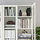 BILLY/OXBERG - bookcase with glass-doors, white, 120x30x202 cm | IKEA Indonesia - PE862802_S1