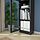OXBERG - glass door, black oak effect, 40x192 cm | IKEA Indonesia - PE862809_S1