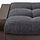 POÄNG - footstool, black-brown/Gunnared dark grey | IKEA Indonesia - PE900953_S1