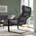POÄNG - armchair, black-brown/Gunnared dark grey | IKEA Indonesia - PE900958_S1