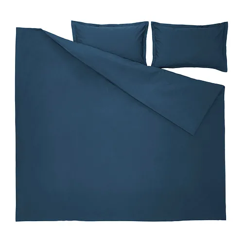HAMPFLOCKEL sarung duvet dan 2 sarung bantal