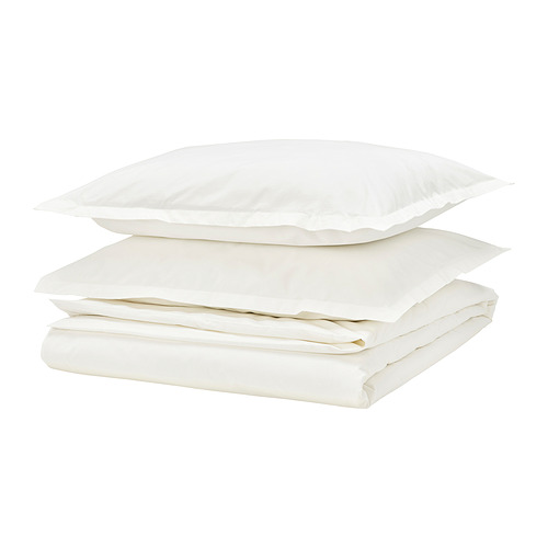 HAMPFLOCKEL duvet cover and 2 pillowcases