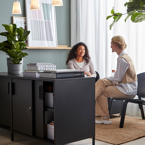 TROTTEN kabinet dengan pintu geser