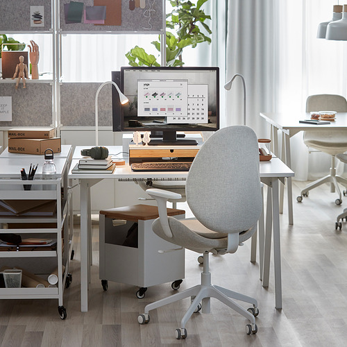 TROTTEN desk, white, 120x70 cm | IKEA Indonesia