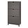 STÄLL - shoe cabinet with 3 compartments, dark grey, 79x29x148 cm | IKEA Indonesia - PE935047_S1