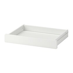 RELATERA - Drawer, white, 50x36x8 cm