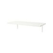 BERGSHULT/TOMTHULT - Shelf with bracket, white, 80x30 cm
