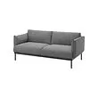 ÄPPLARYD - 2-seat sofa, Lejde grey/black | IKEA Indonesia - PE820289_S2
