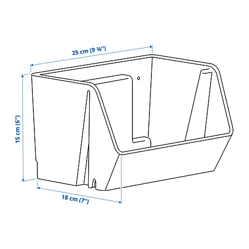 FODERTRÅG Measurement Illustration