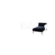 ÄPPLARYD - bagian chaise longue, Djuparp biru tua | IKEA Indonesia - PE820366_S2