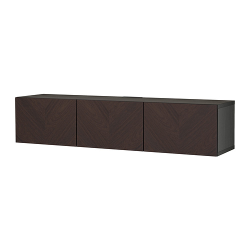 BESTÅ TV bench with doors