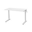 RELATERA - Desk sit/stand, white, 117x60 cm