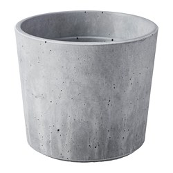 BOYSENBÄR - Plant pot, in/outdoor light grey, 9 cm