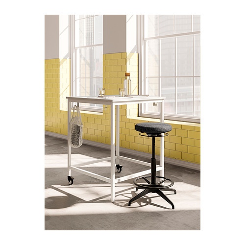 LIDKULLEN active sit/stand support, Gunnared dark grey | IKEA