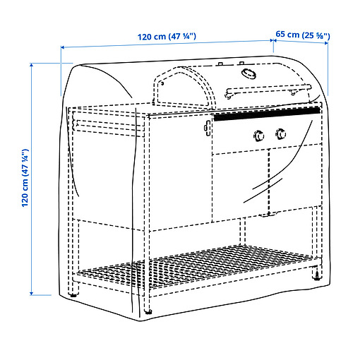 TOSTERÖ Measurement Illustration