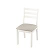 TONSTAD - kursi, putih pudar/Fridtuna krem muda | IKEA Indonesia - PE966278_S2