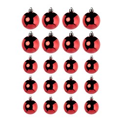 VINTERFINT - Tree ornament set of 20, bauble red