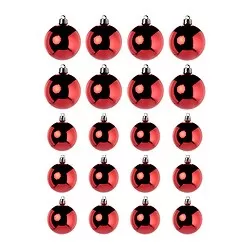 VINTERFINT - Tree ornament set of 20, bauble red