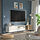 EKET - media storage combination, white/white stained oak clear glass, 210x35x35 cm | IKEA Indonesia - PE966314_S1