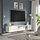 EKET - kombinasi penyimpanan media, putih/kaca bening, 210x35x35 cm | IKEA Indonesia - PE966311_S1