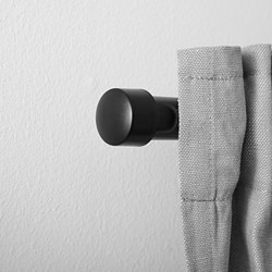 RAFFIG - Finials, 1 pair, black