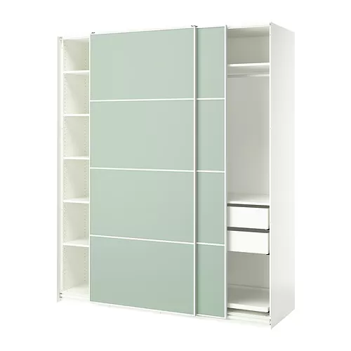 PAX/MEHAMN lemari pakaian dg pintu geser