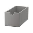 TORNVIKEN - Kotak, abu-abu, 16x34x15 cm