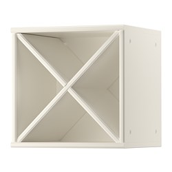 TORNVIKEN - Wine shelf, off-white, 40x37x40 cm