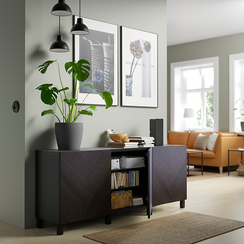 BESTÅ storage combination with doors