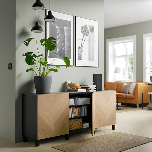 BESTÅ storage combination with doors