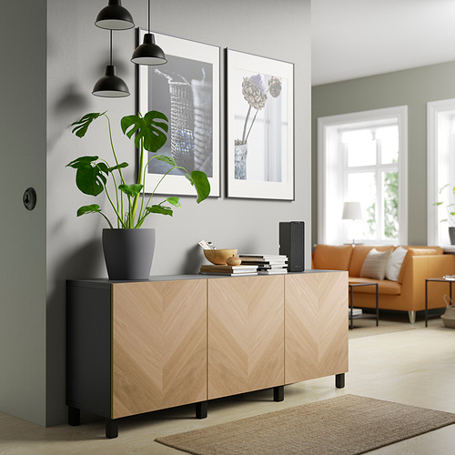 BESTÅ storage combination with doors