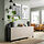 BESTÅ - storage combination with doors, black-brown/Lappviken/Stubbarp light grey-beige, 180x42x74 cm | IKEA Indonesia - PE820736_S1