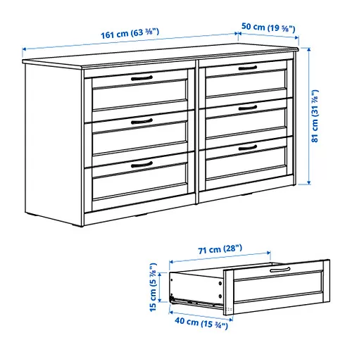 SONGESAND Measurement Illustration