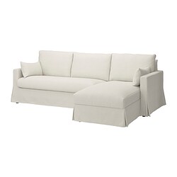 HYLTARP - Sarung sofa 3 dudukan dg ch lng, ka, Gransel alami