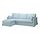 HYLTARP - sofa 3 ddkn dgn chaise longue, kiri, Kilanda biru pudar | IKEA Indonesia - PE901666_S1